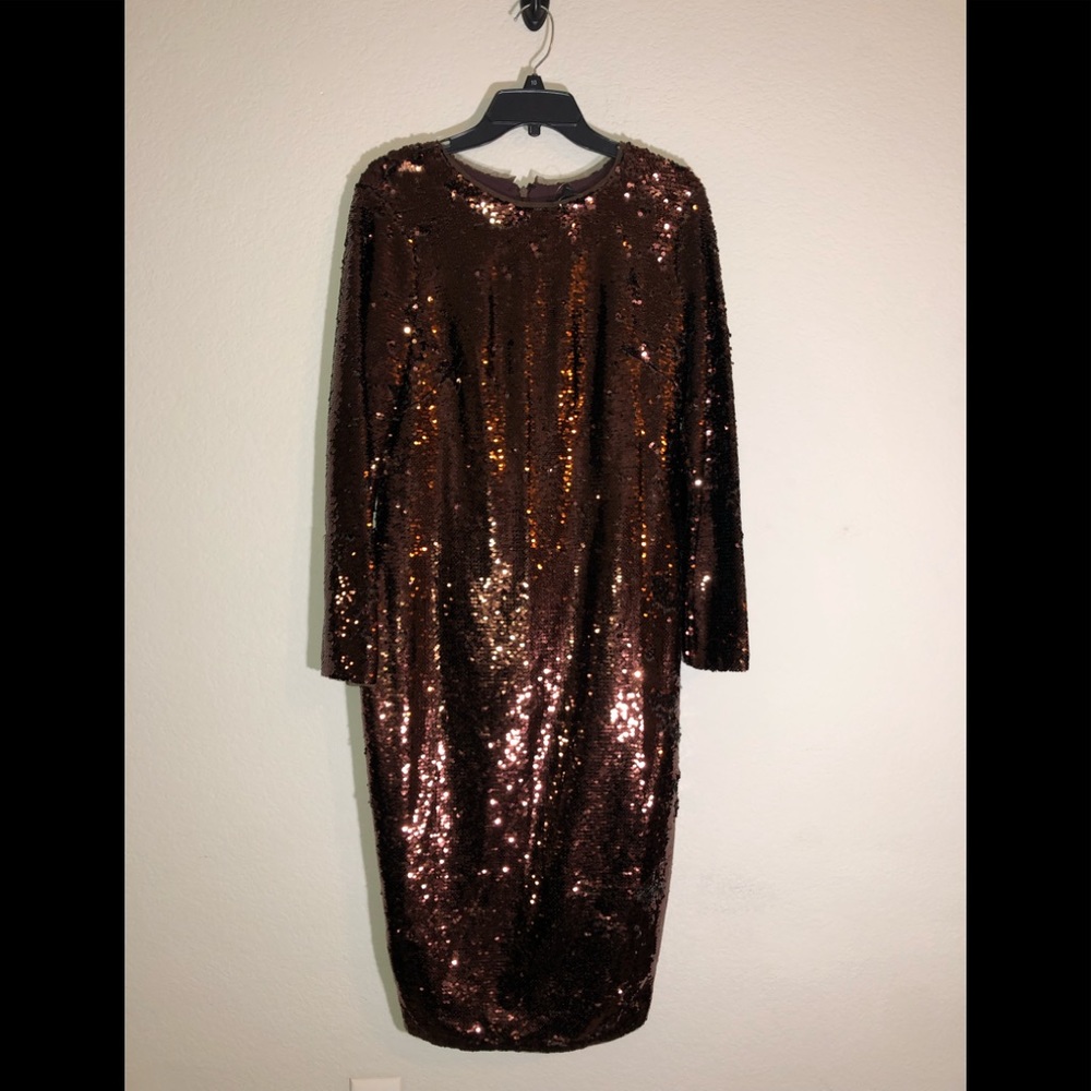 Stunning Chocolate 🍫 Brown Sequin Dress